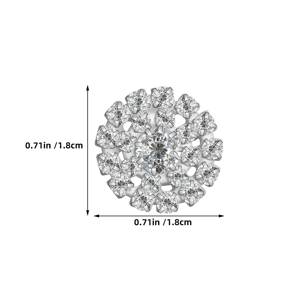 10Pcs Round Rhinestone Buttons - Craft Embellishment review and price