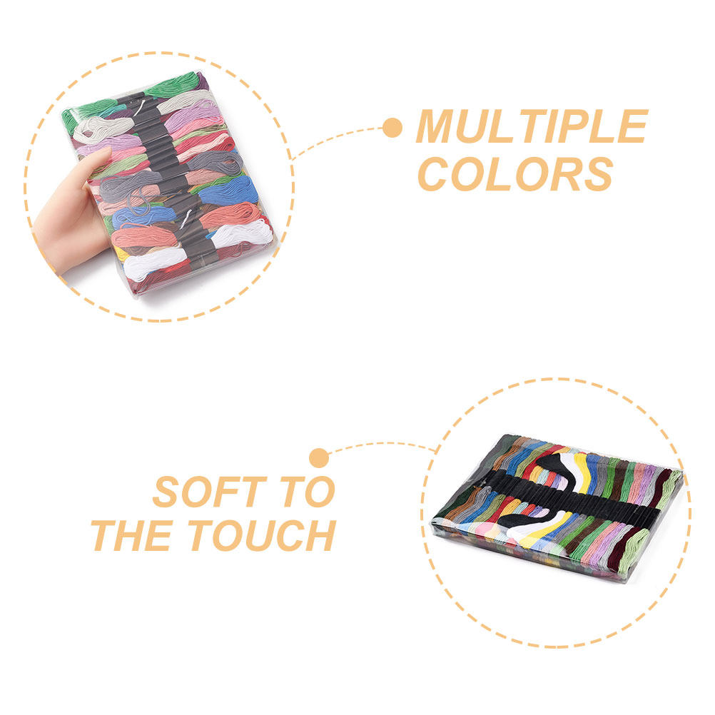 50 Bundles Cross Stitch Floss  - Embroidery Craft review and price