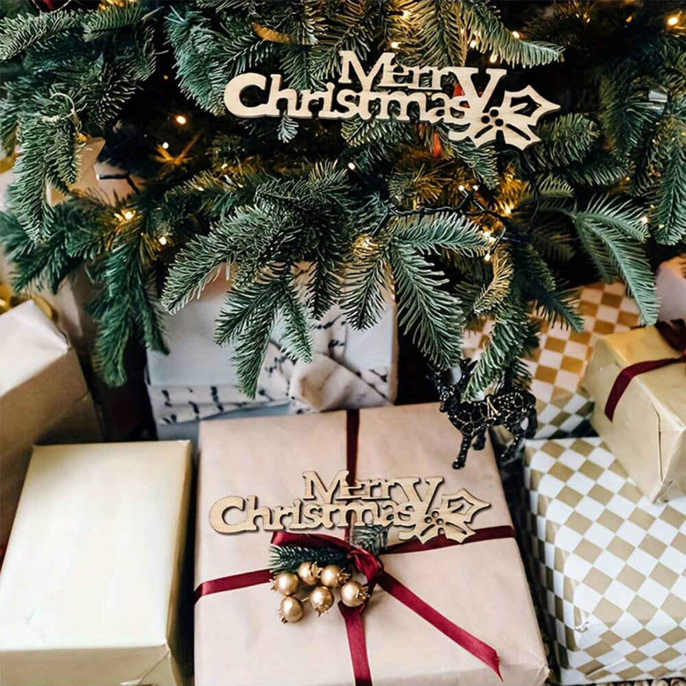 10/20/100Pcs Merry Christmas W - Christmas Craft Embellishment review and price