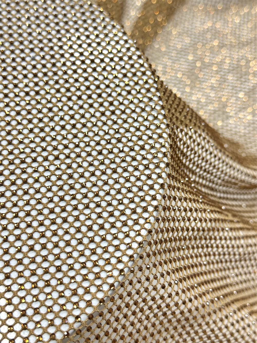 Exquisite Rhinestones Mesh diy - Crystal Mesh Fabric review and price