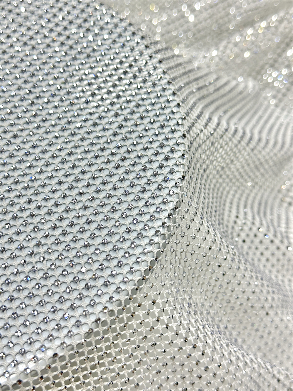 Exquisite Rhinestones Mesh diy - Crystal Mesh Fabric review and price