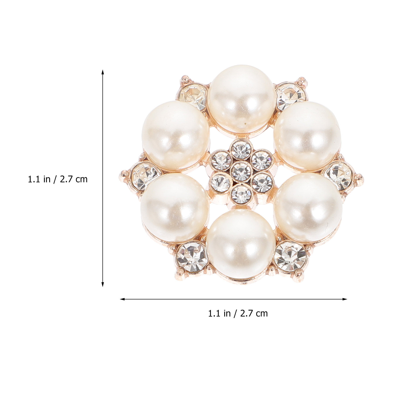 30Pcs Pearl Flower Buttons DIY - Craft Embellishment review and price