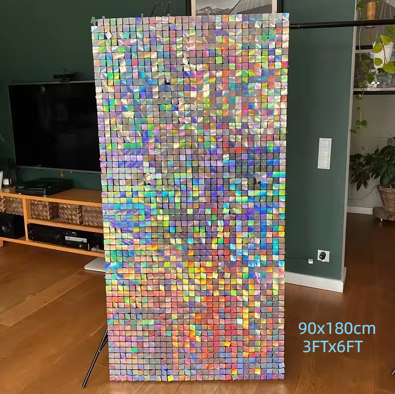 90x180cm Shimmer Wall Backdrop - Sequin Fabric Panel review and price