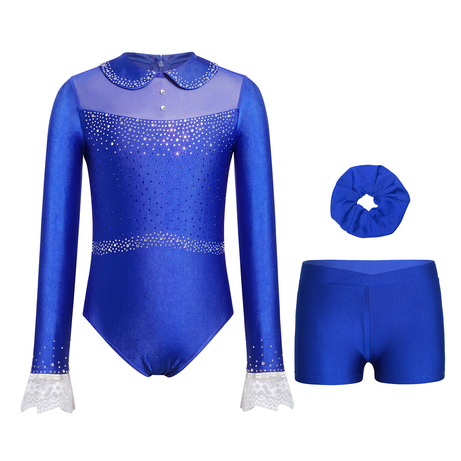 Girls Skating Ballet Dance Leo - Rhinestone Banding Trim review and price