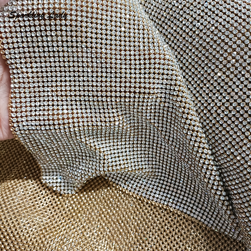 2MM Silver Crystal Mesh Fabric - Crystal Mesh Fabric review and price