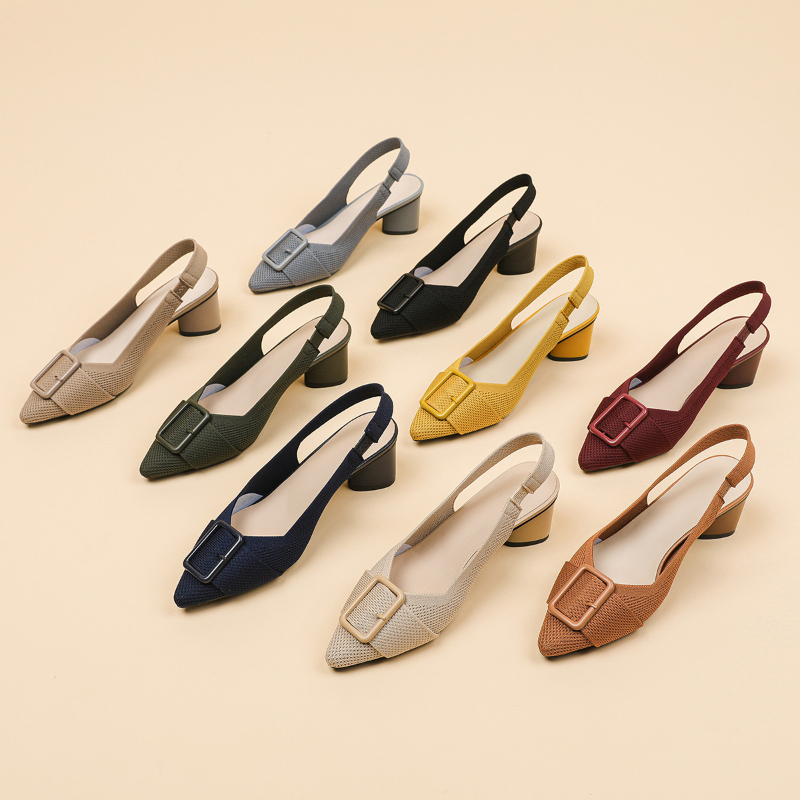Womens Pointed Toe Knit Hollow - Embellish Knit review and price